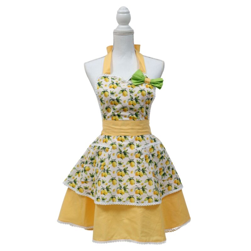 Șorț Vintage cu lămâi Chic Lemons